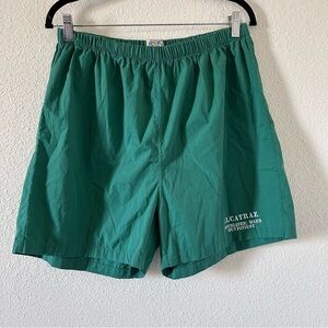Ying’s Men’s Shorts XL Green ALCATRAZ Psychiatric Ward Out Patient Elastic VTG